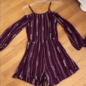 Off the Shoulder Romper